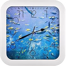 海と砂浜の掛け時計 直径約25cm 海と砂浜の掛け時計 直径約25cm